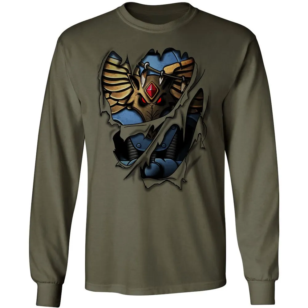 Long Sleeve T-Shirt - 4YD3RMJW - Military Green - 16