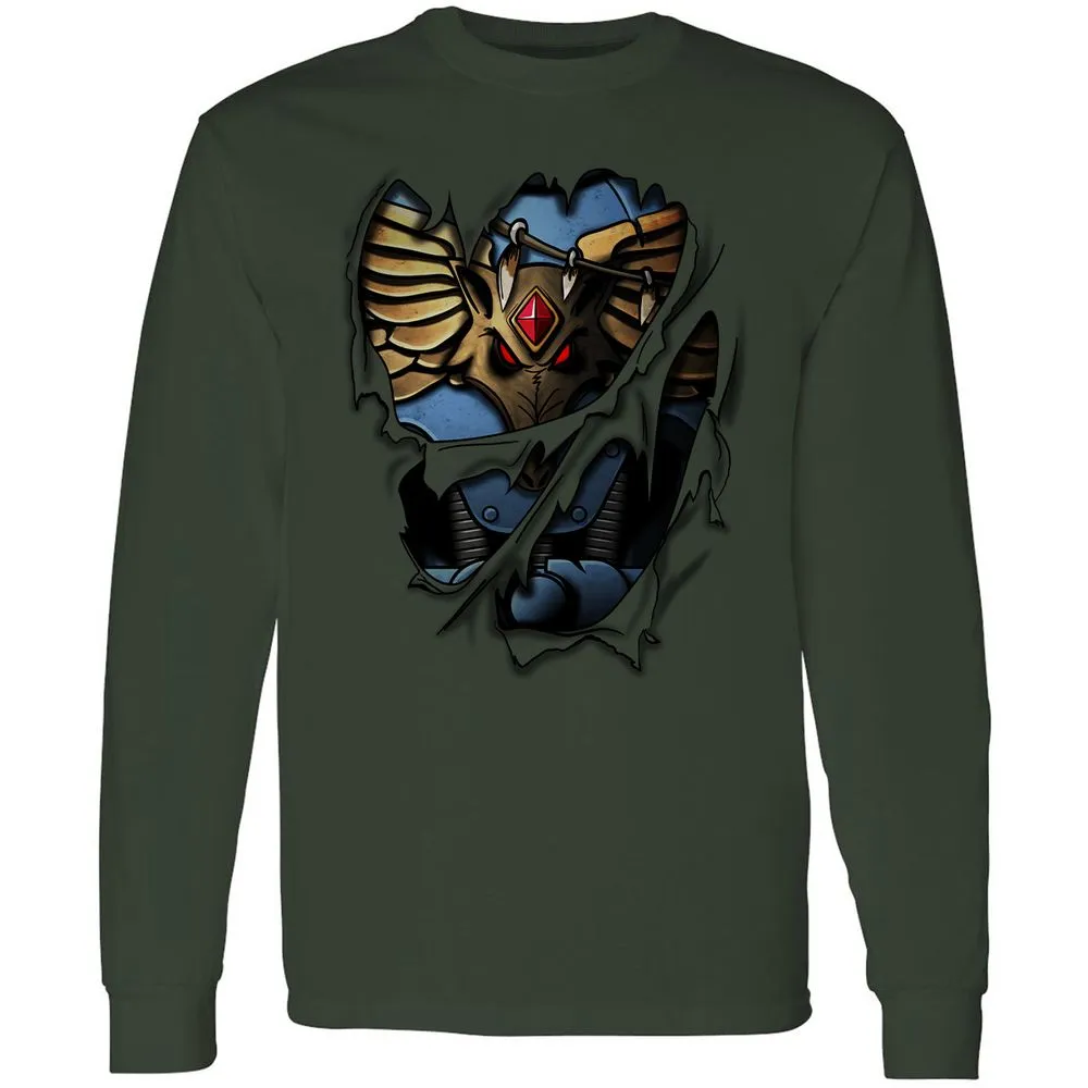Long Sleeve T-Shirt - 4YD3RMJW - Forest Green - 4