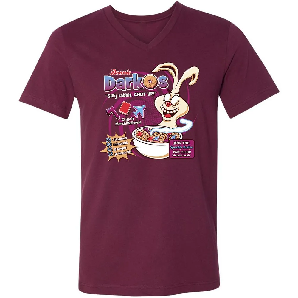 Unisex V-Neck T-Shirt - RKST5YTJ - Maroon - 6