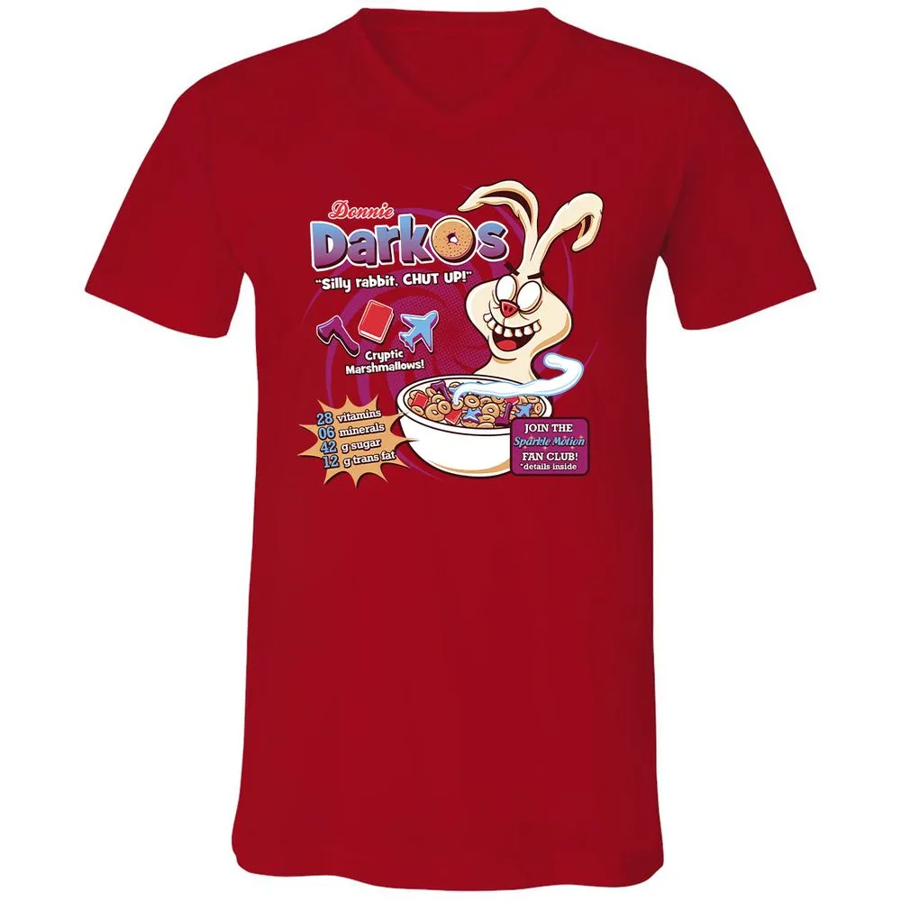 Unisex V-Neck T-Shirt - RKST5YTJ - Red - 3