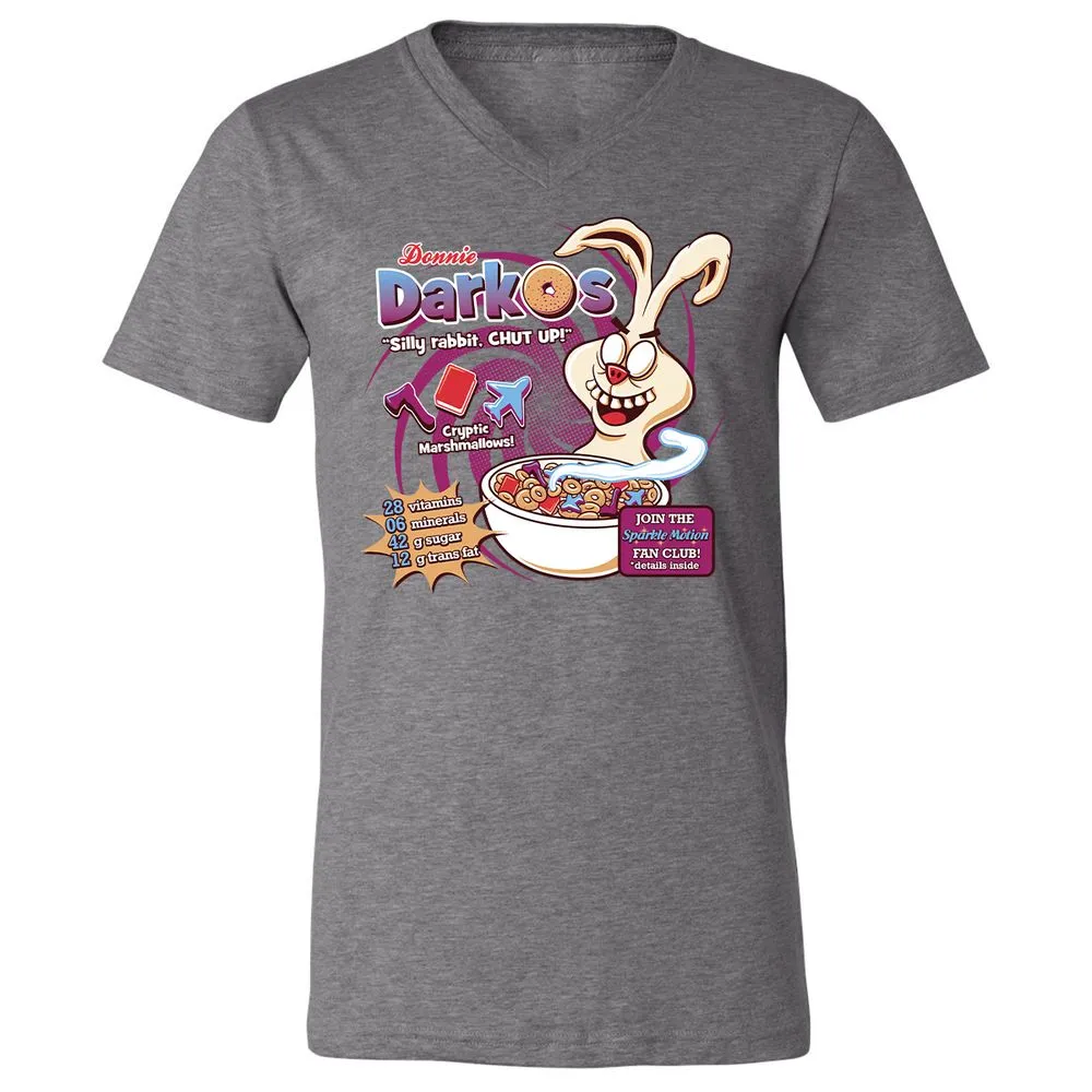 Unisex V-Neck T-Shirt - RKST5YTJ - Deep Heather - 13