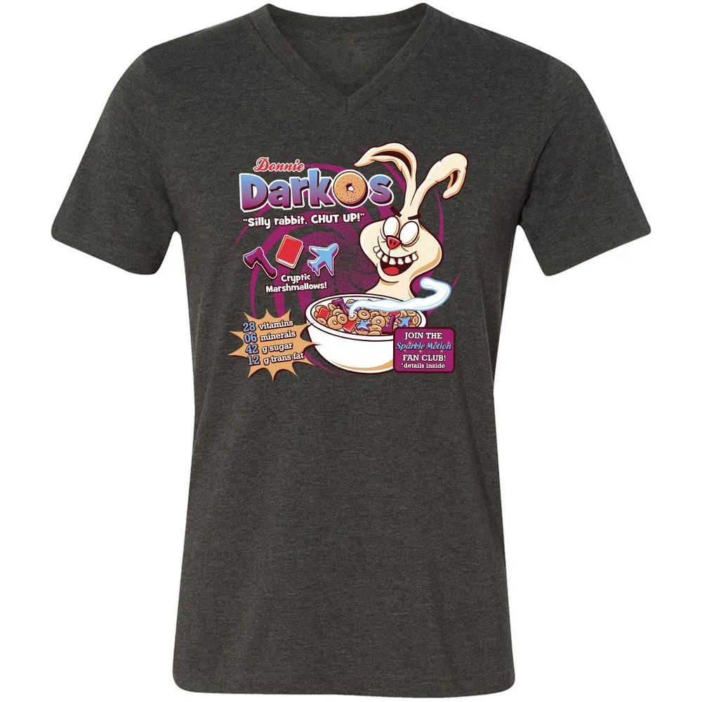 Unisex V-Neck T-Shirt - RKST5YTJ - Dark Grey Heather - 8