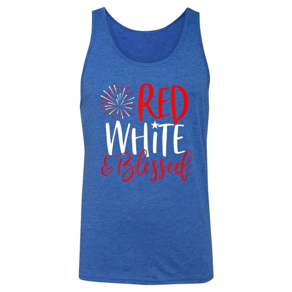 Unisex Jersey Tank - GXQDTR9S - True Royal Triblend - 12