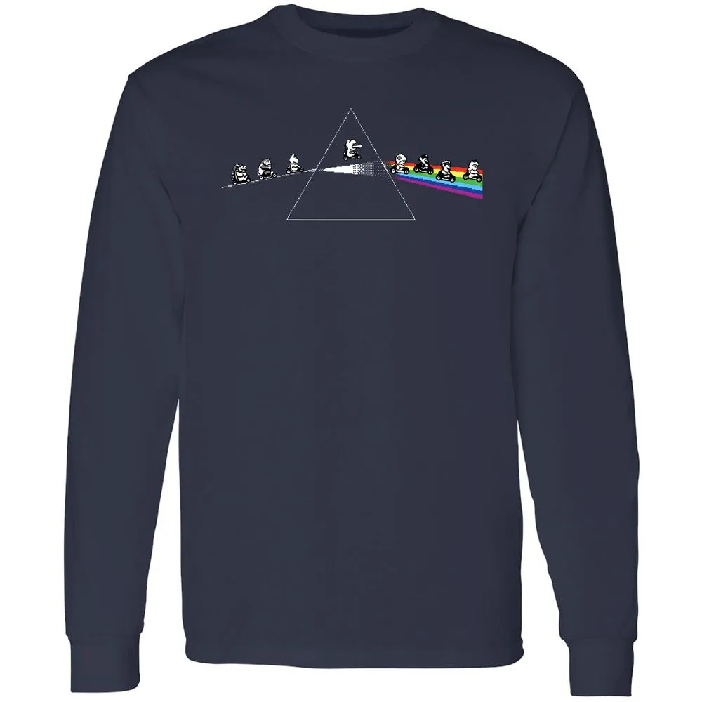 Long Sleeve T-Shirt - 9657GWPT - Navy - 2
