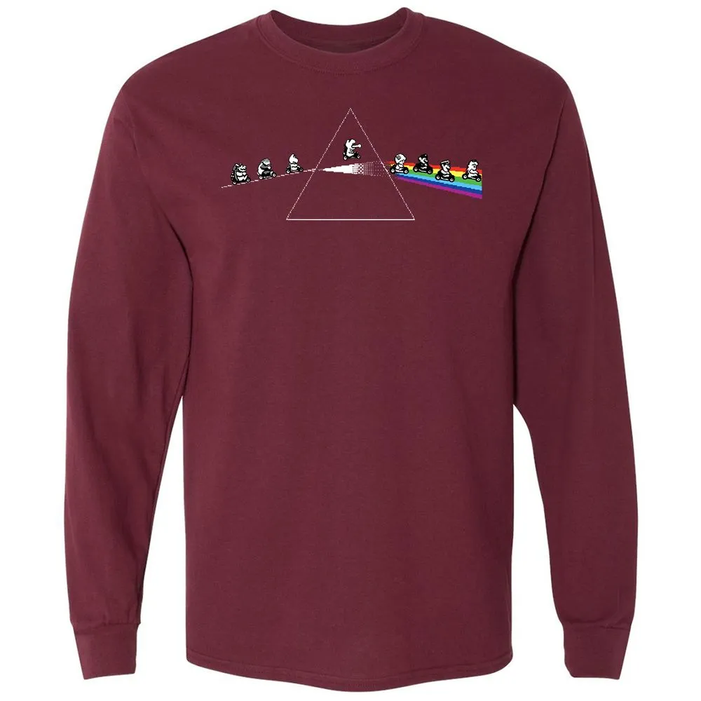 Long Sleeve T-Shirt - 9657GWPT - Maroon - 11