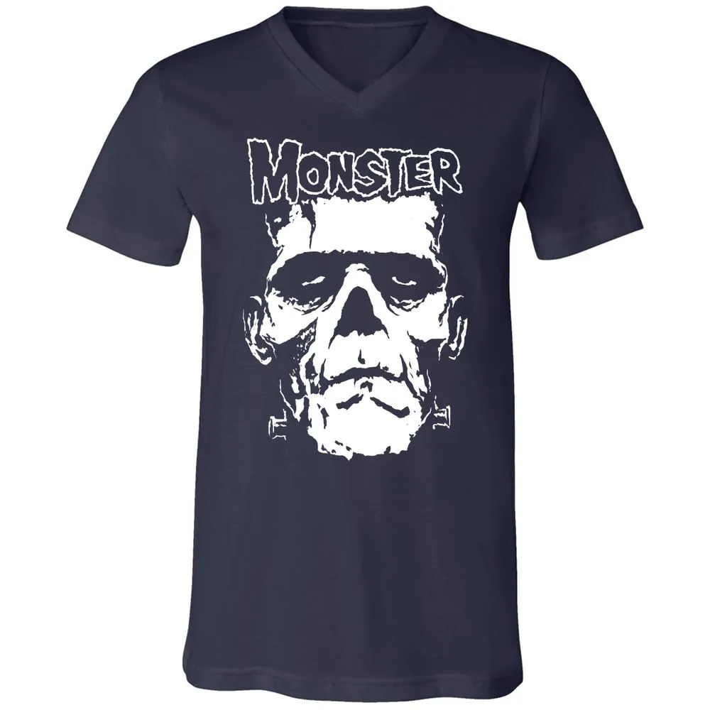 Unisex V-Neck T-Shirt - H416EA7Z - Navy - 2