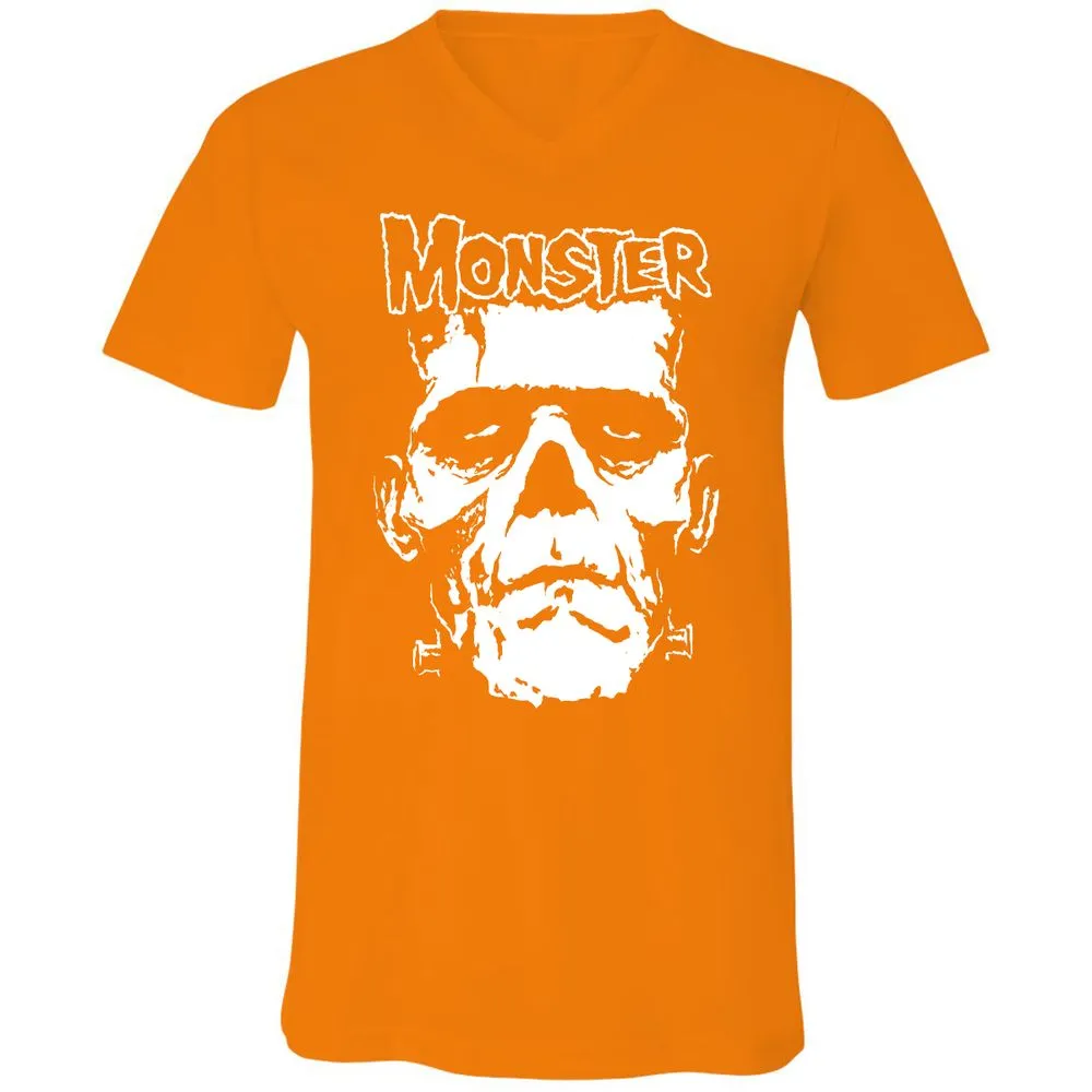 Unisex V-Neck T-Shirt - H416EA7Z - Orange - 11