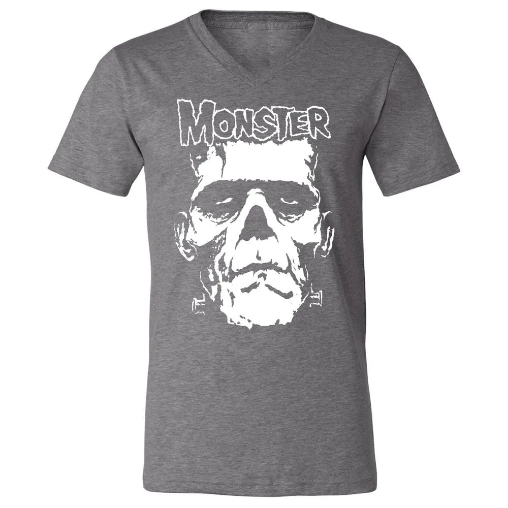 Unisex V-Neck T-Shirt - H416EA7Z - Deep Heather - 13
