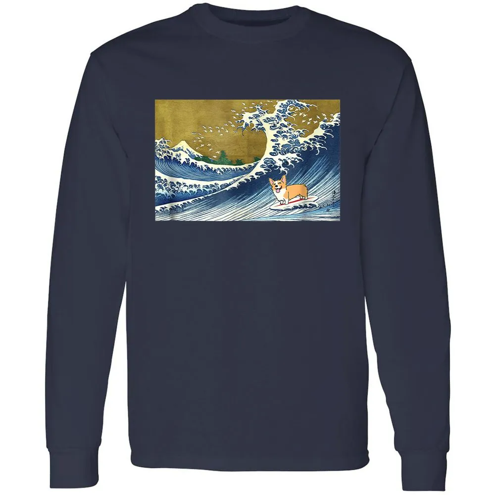 Long Sleeve T-Shirt - EF7EDWAR - Navy - 2