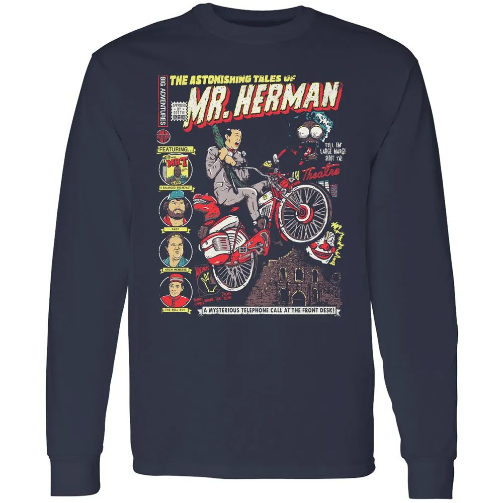 Long Sleeve T-Shirt - C2H5Q1TV - Navy - 2