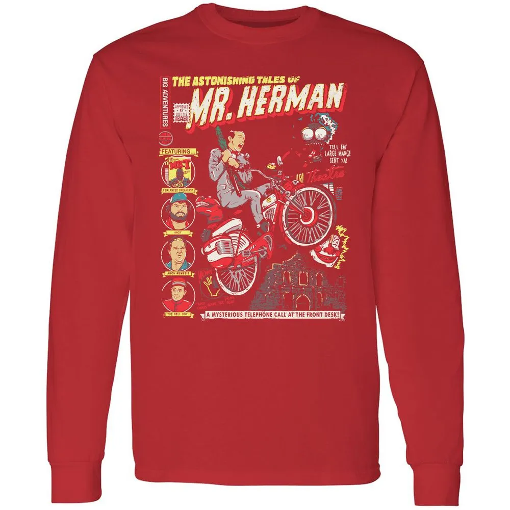 Long Sleeve T-Shirt - C2H5Q1TV - Red - 14
