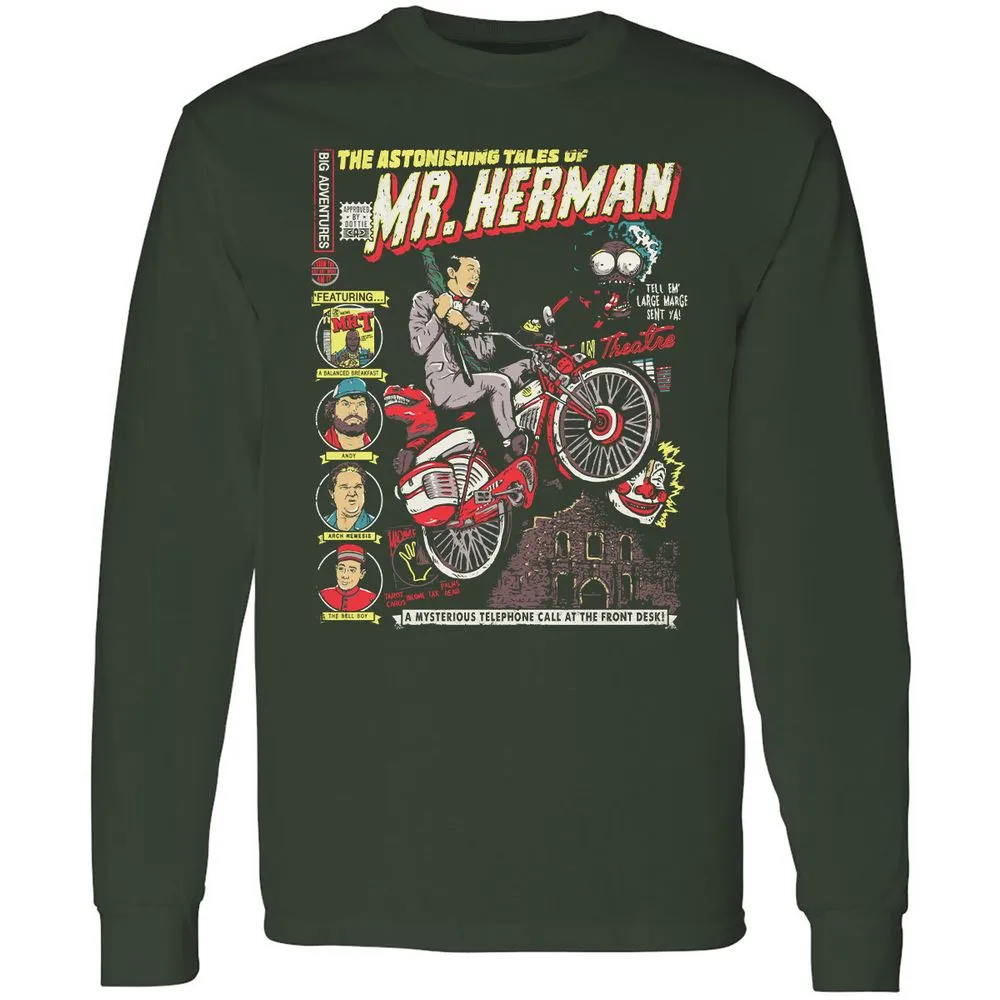 Long Sleeve T-Shirt - C2H5Q1TV - Forest Green - 4