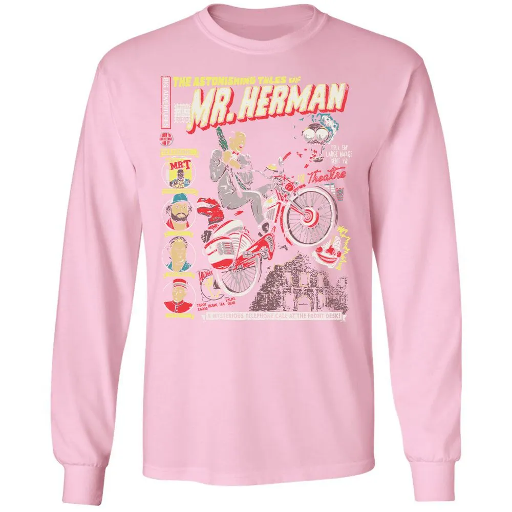 Long Sleeve T-Shirt - C2H5Q1TV - Light Pink - 3