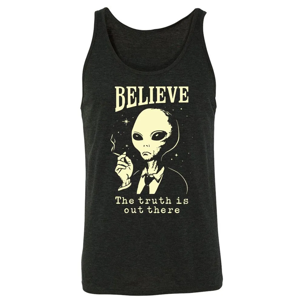 Unisex Jersey Tank - 9X1JT78F - Charcoal Black Triblend - 5