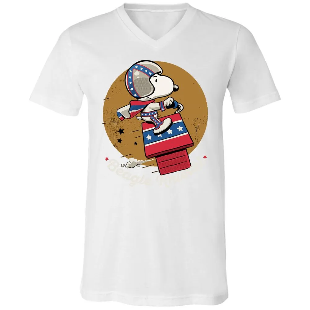 Unisex V-Neck T-Shirt - K614P9HG - White - 5