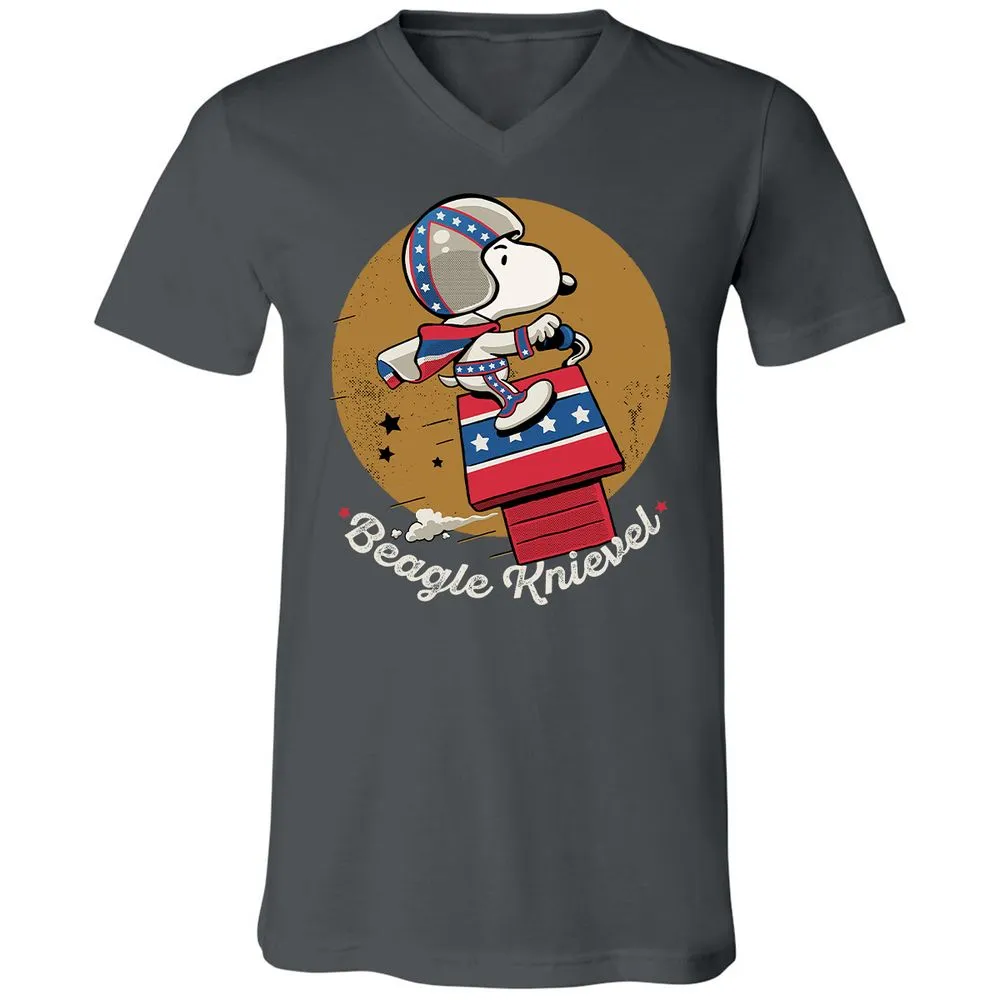 Unisex V-Neck T-Shirt - K614P9HG - Asphalt - 12