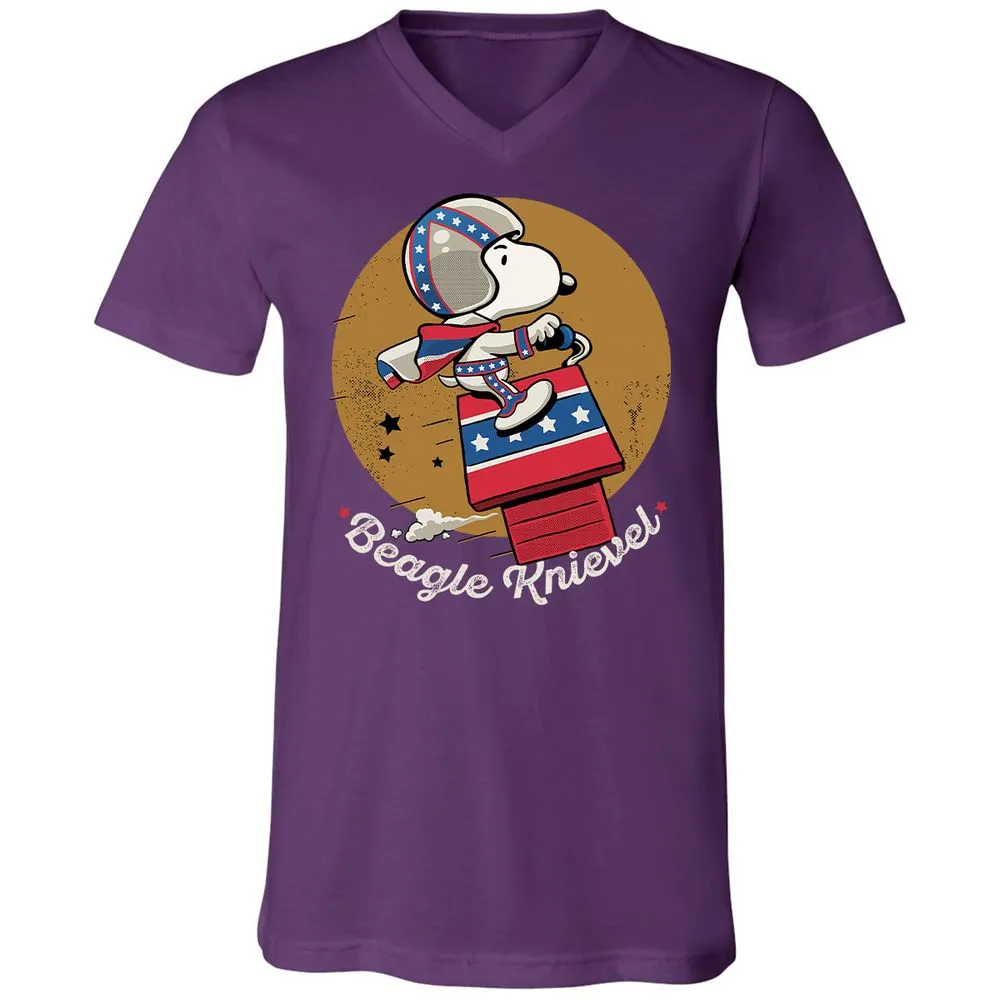Unisex V-Neck T-Shirt - K614P9HG - Team Purple - 9