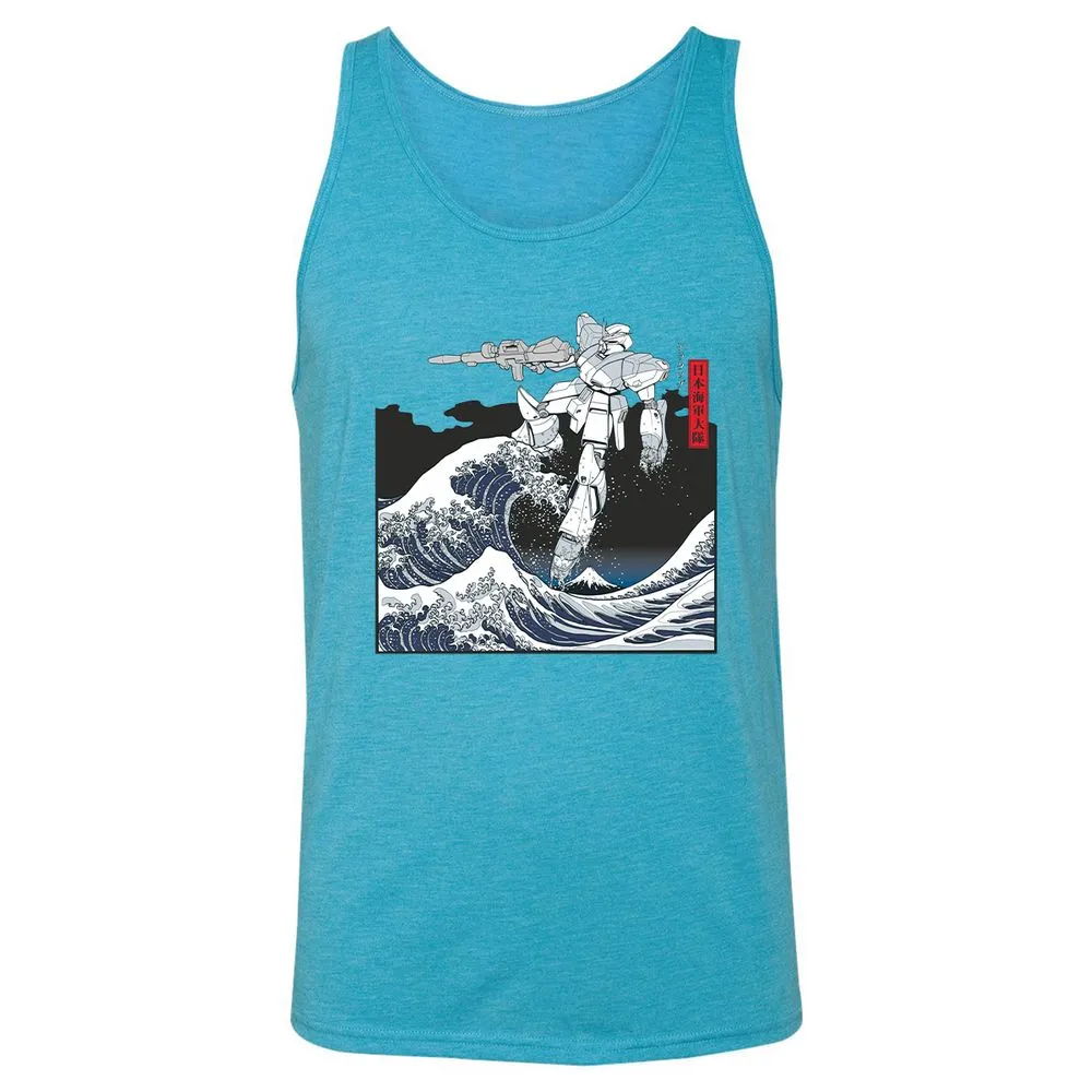 Unisex Jersey Tank - 3ARL4QYA - Aqua Triblend - 3