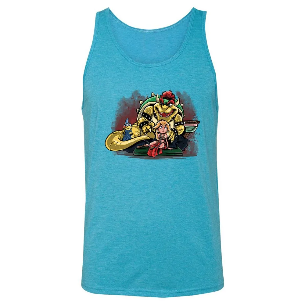Unisex Jersey Tank - SUVBAG24 - Aqua Triblend - 3