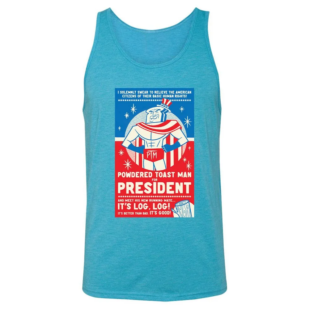 Unisex Jersey Tank - U6QEDKFE - Aqua Triblend - 3
