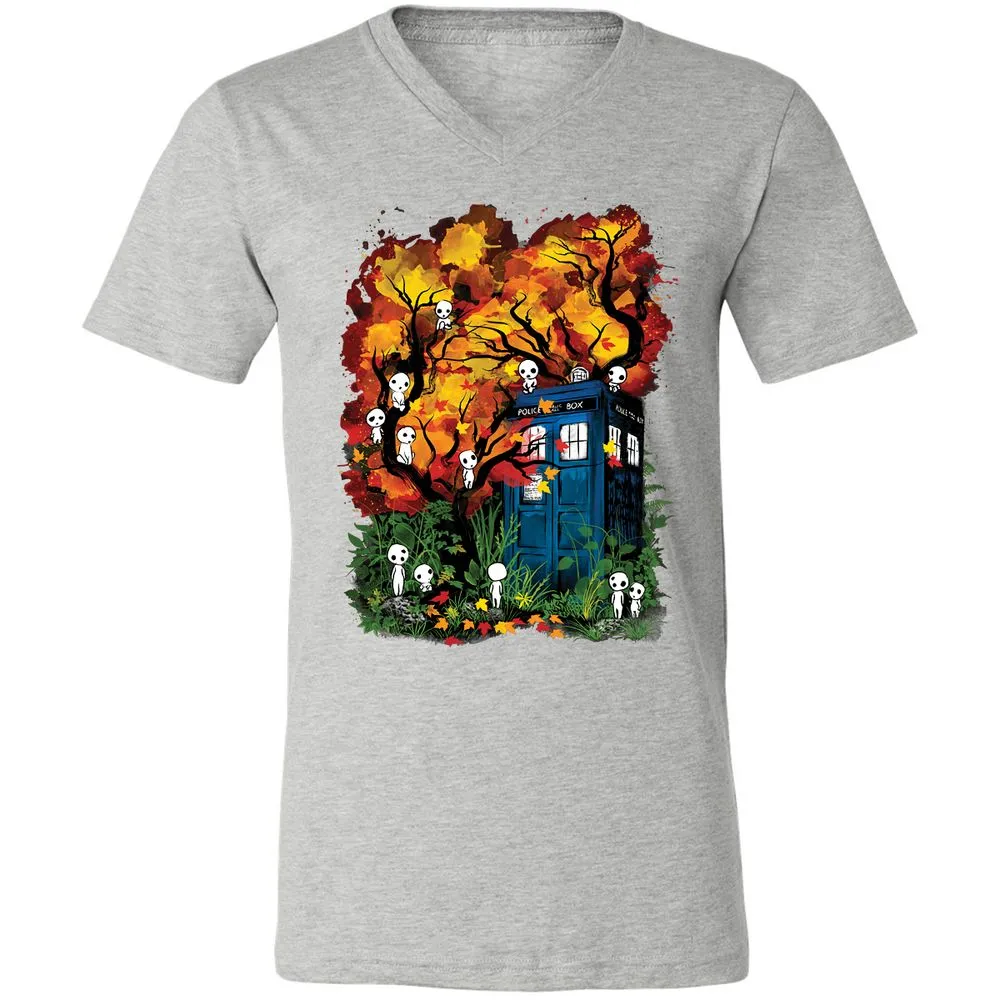 Unisex V-Neck T-Shirt - 57R19E23 - Athletic Heather - 7