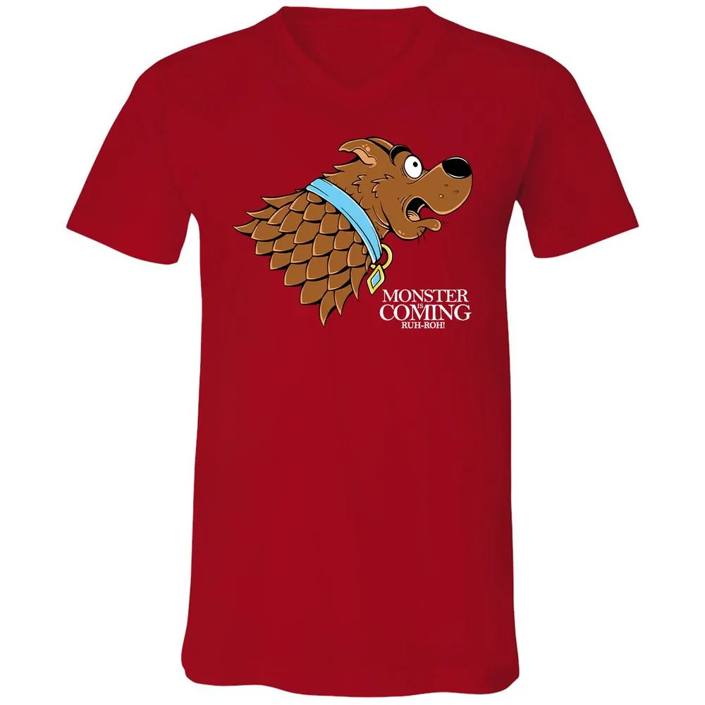 Unisex V-Neck T-Shirt - 11341JKC - Red - 3
