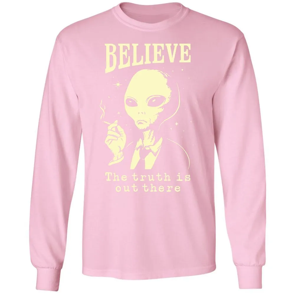 Long Sleeve T-Shirt - C9RX7JD3 - Light Pink - 3