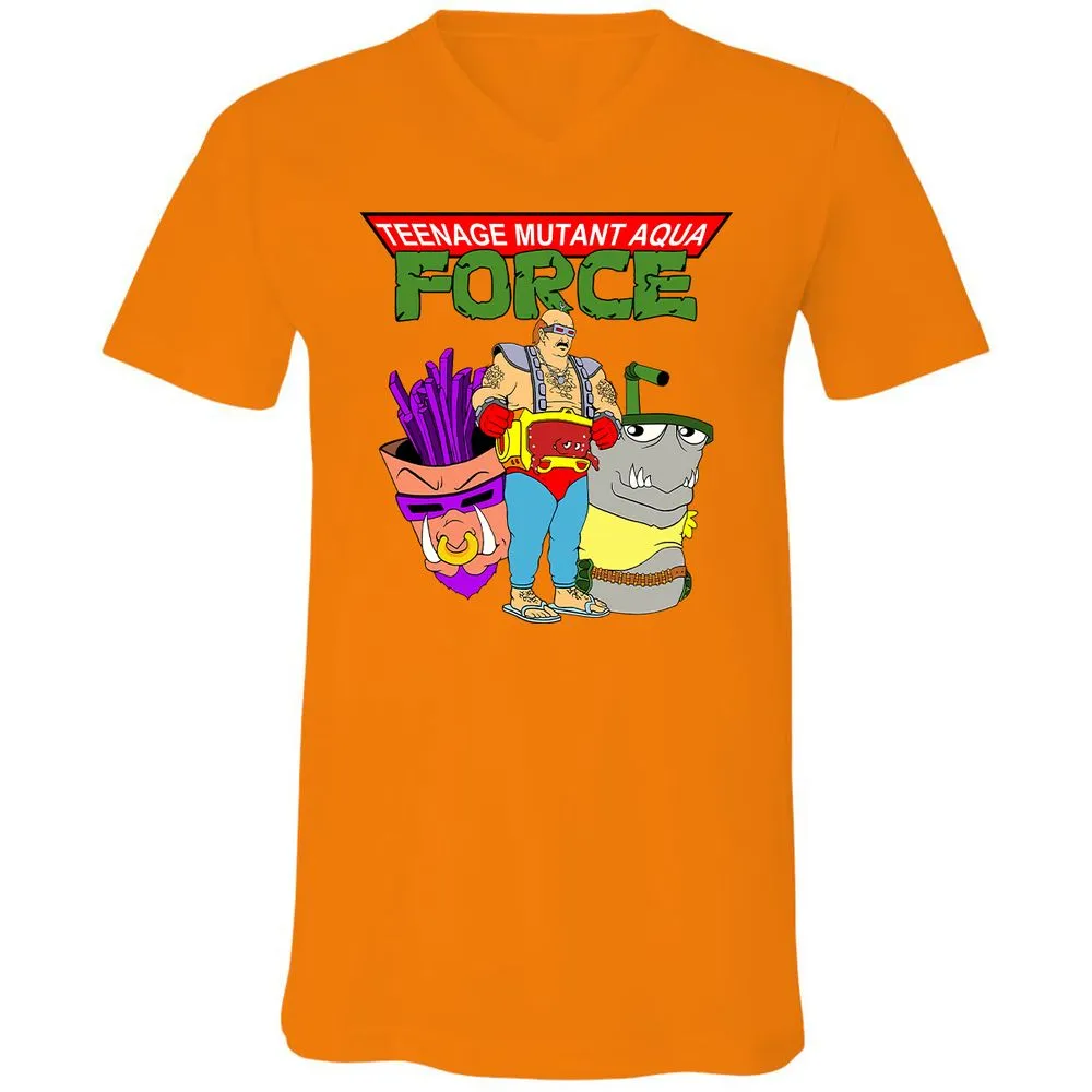 Unisex V-Neck T-Shirt - ZG72MDDD - Orange - 11