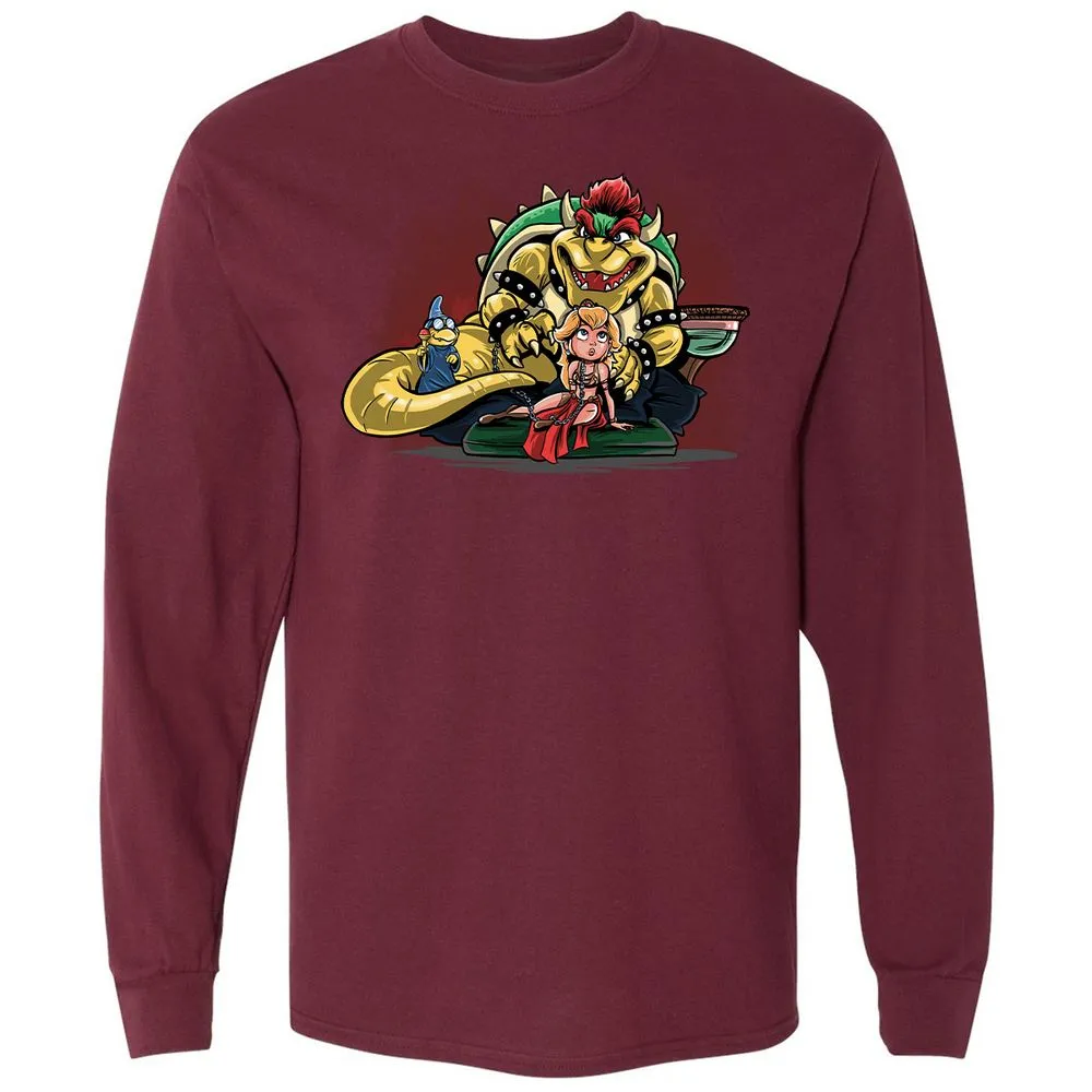 Long Sleeve T-Shirt - H71D6EDV - Maroon - 11
