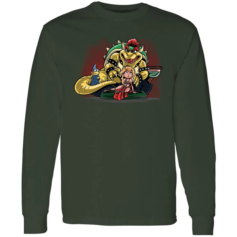 Long Sleeve T-Shirt - H71D6EDV - Forest Green - 4