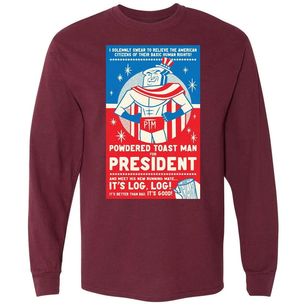 Long Sleeve T-Shirt - C5U9NM27 - Maroon - 11