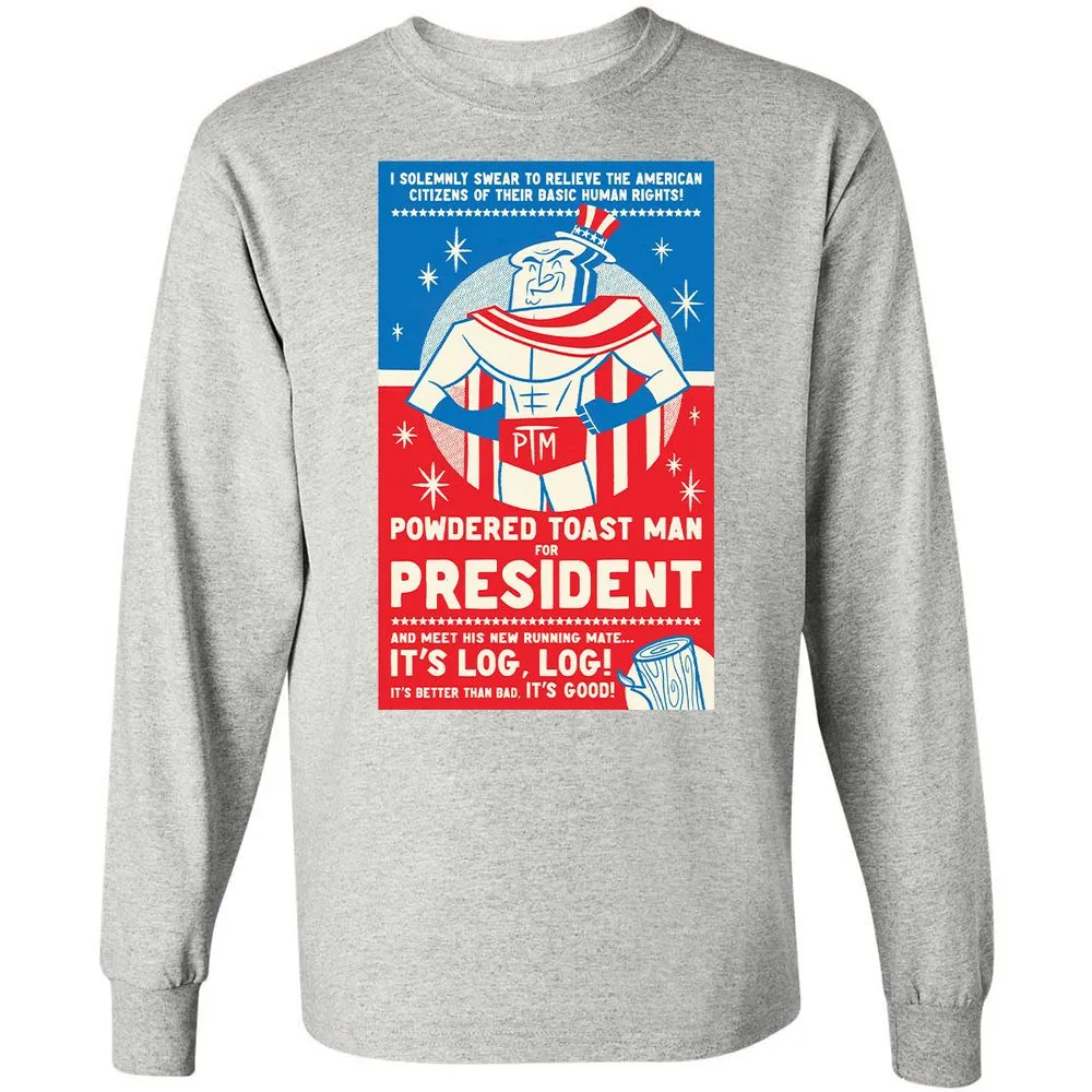 Long Sleeve T-Shirt - C5U9NM27 - Ash - 7