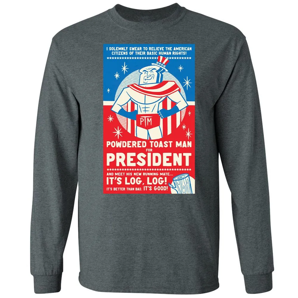 Long Sleeve T-Shirt - C5U9NM27 - Dark Heather - 15