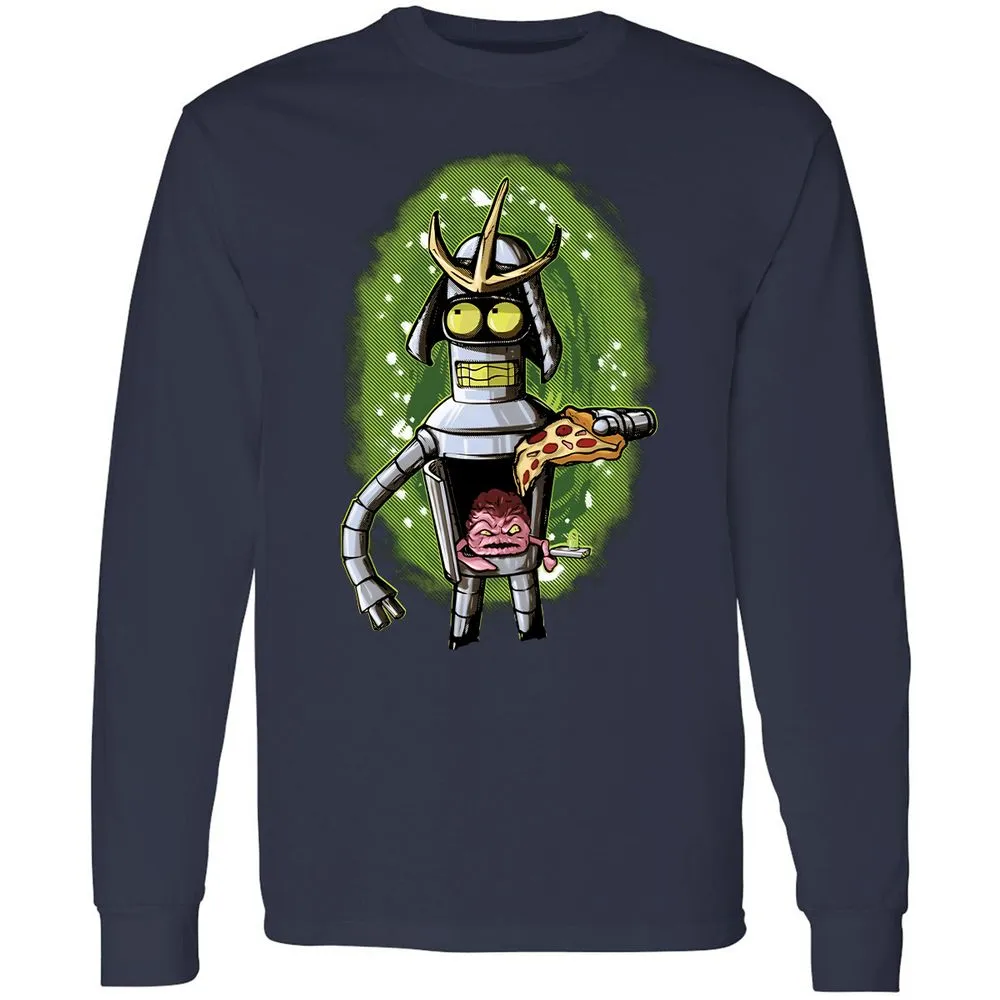 Long Sleeve T-Shirt - AWFFAEQC - Navy - 2