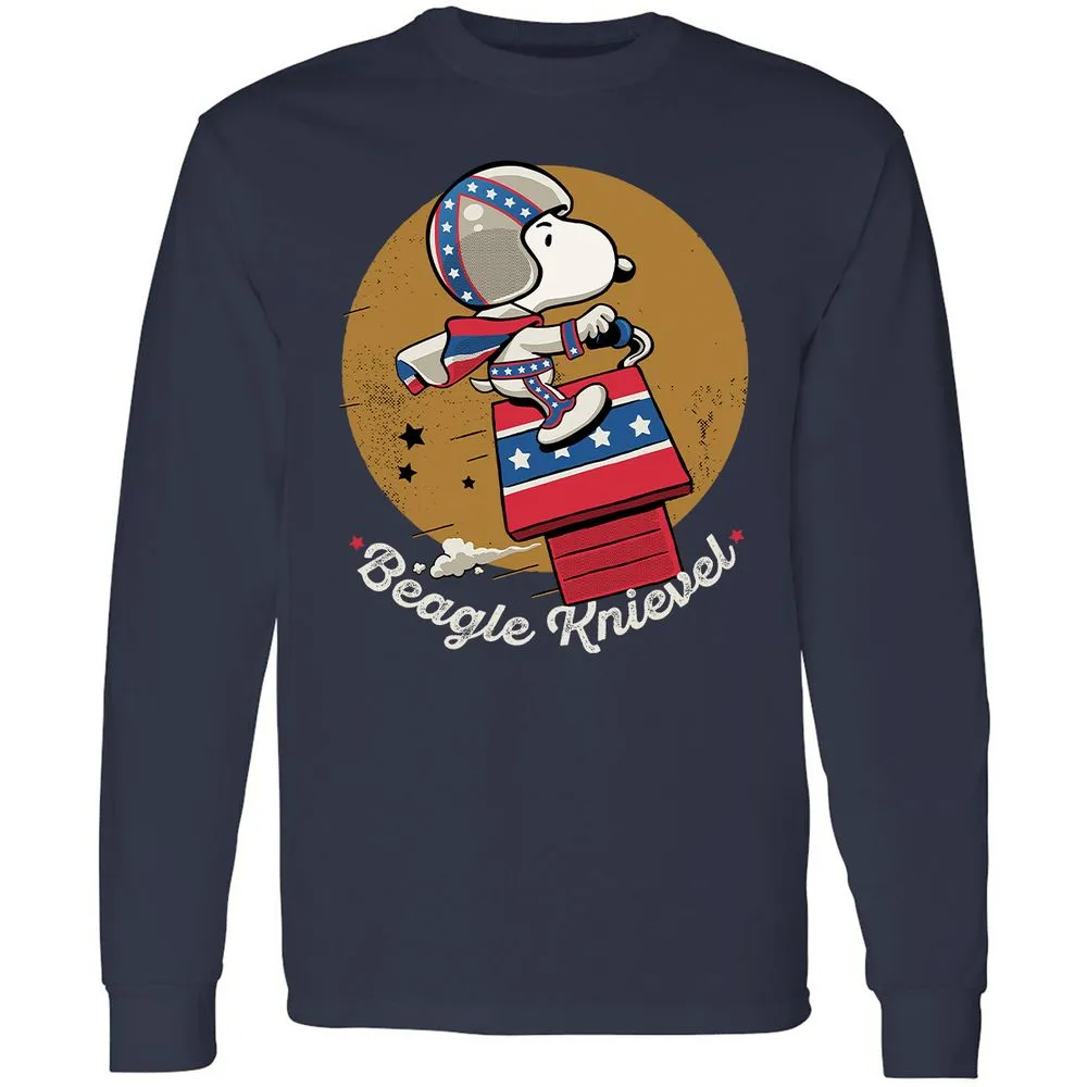 Long Sleeve T-Shirt - C4CKQ13R - Navy - 2