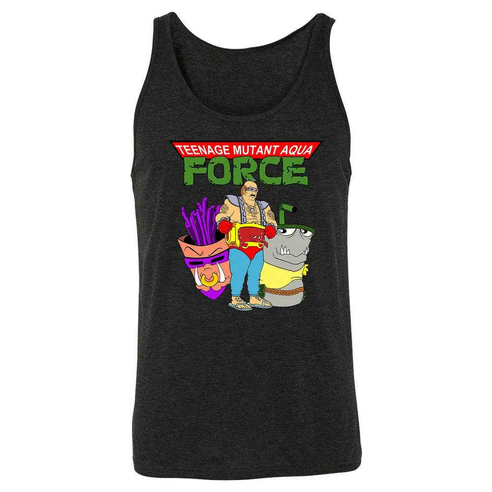 Unisex Jersey Tank - QAXSNB2H - Charcoal Black Triblend - 5