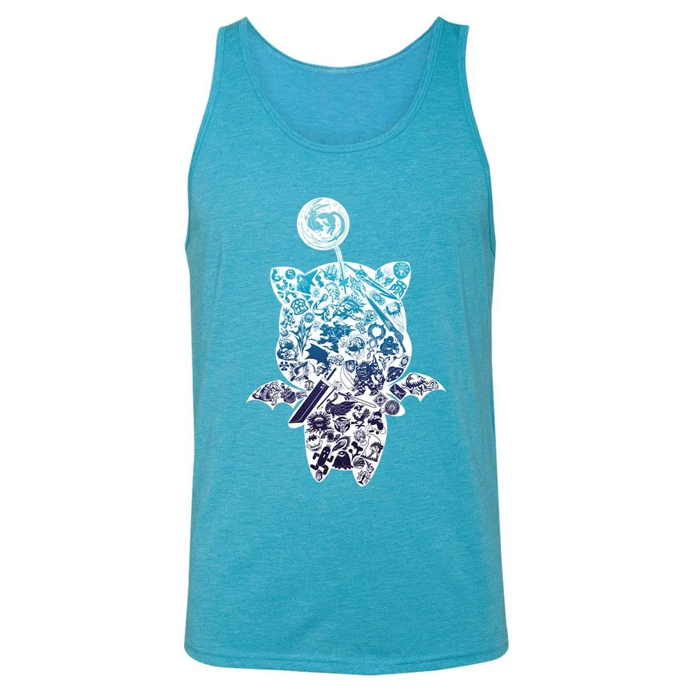 Unisex Jersey Tank - HBLMHQM7 - Aqua Triblend - 3