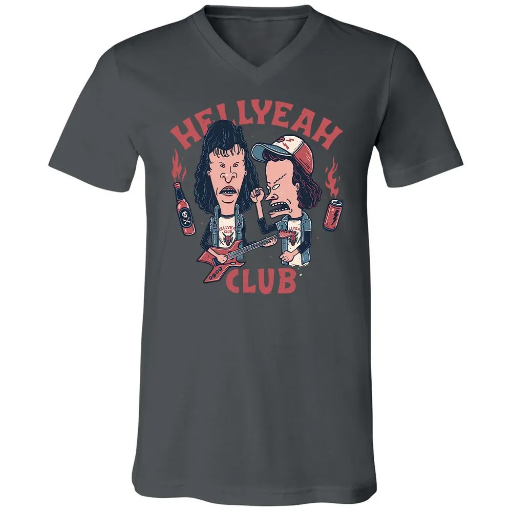 Unisex V-Neck T-Shirt - WTR1WHH9 - Asphalt - 12