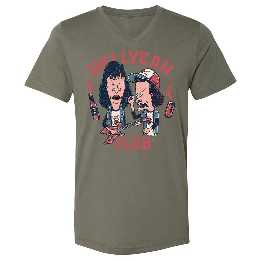 Unisex V-Neck T-Shirt - WTR1WHH9 - Military Green - 10