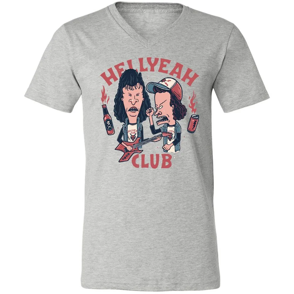 Unisex V-Neck T-Shirt - WTR1WHH9 - Athletic Heather - 7