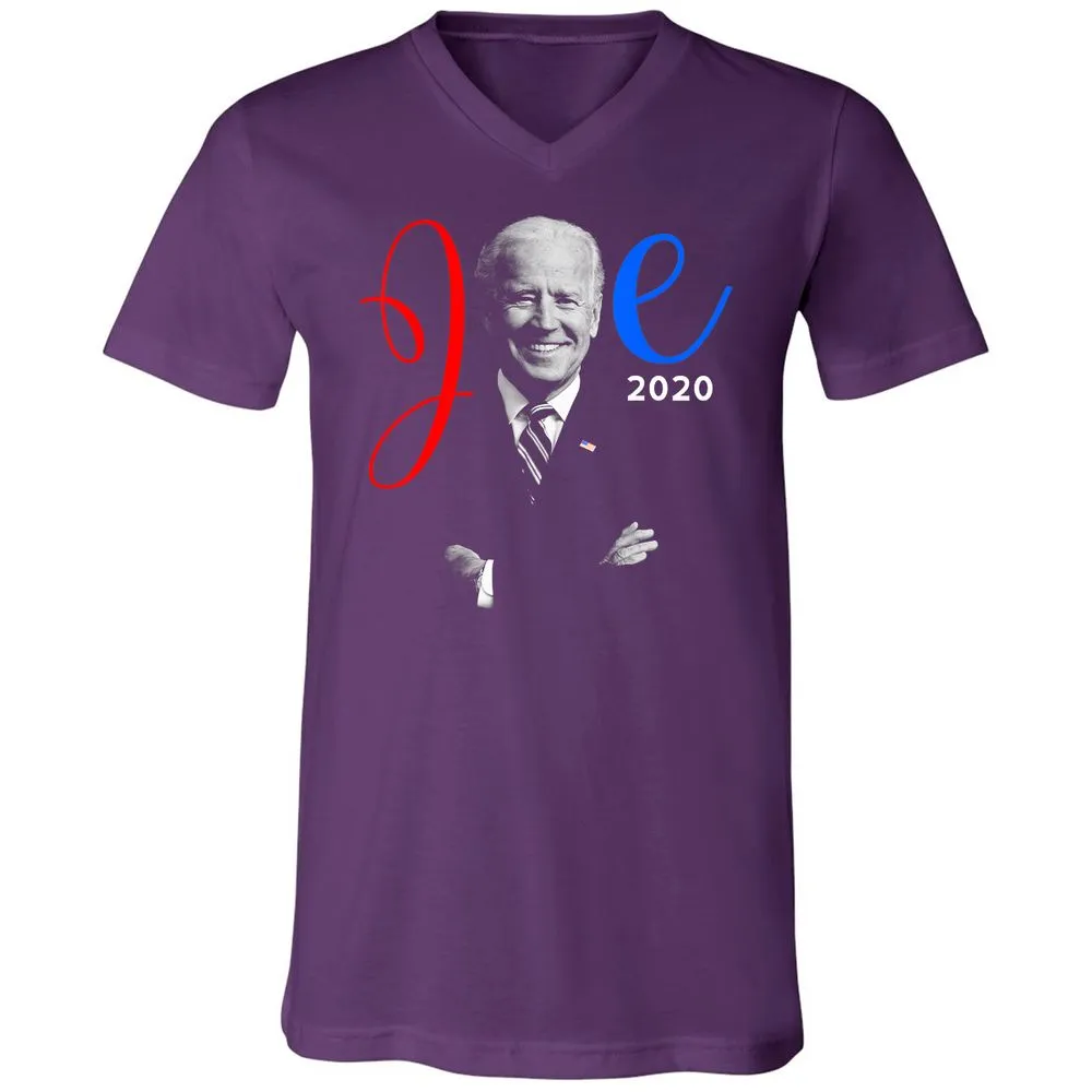 Unisex V-Neck T-Shirt - LHSJR4FR - Team Purple - 9