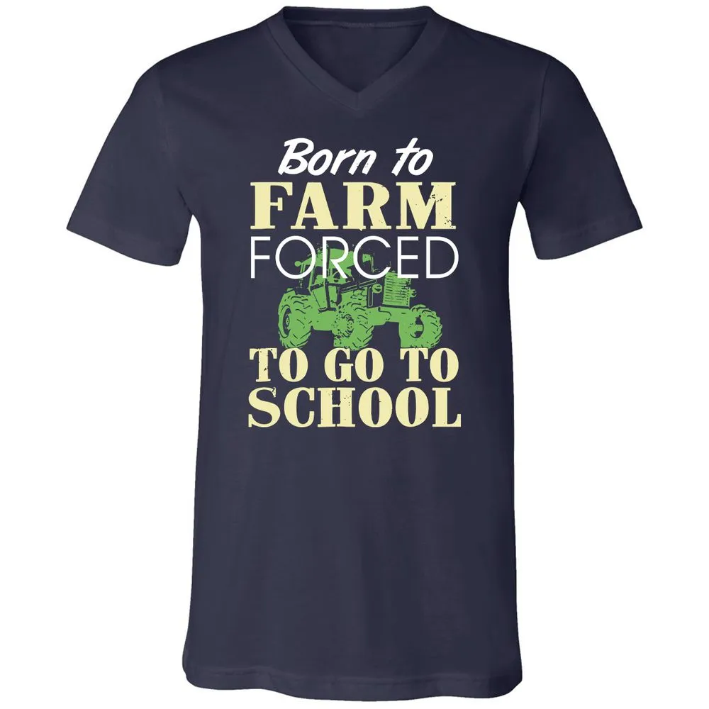 Unisex V-Neck T-Shirt - Z6YABT49 - Navy - 2