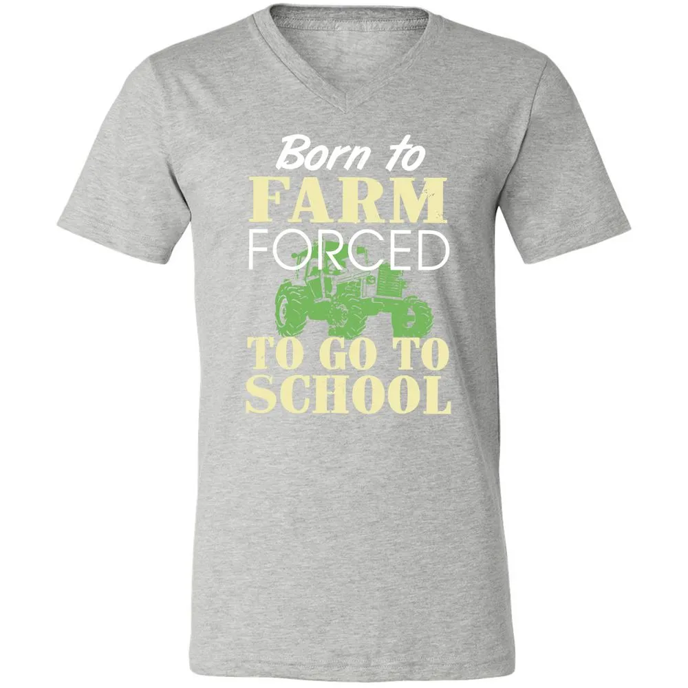 Unisex V-Neck T-Shirt - Z6YABT49 - Athletic Heather - 7