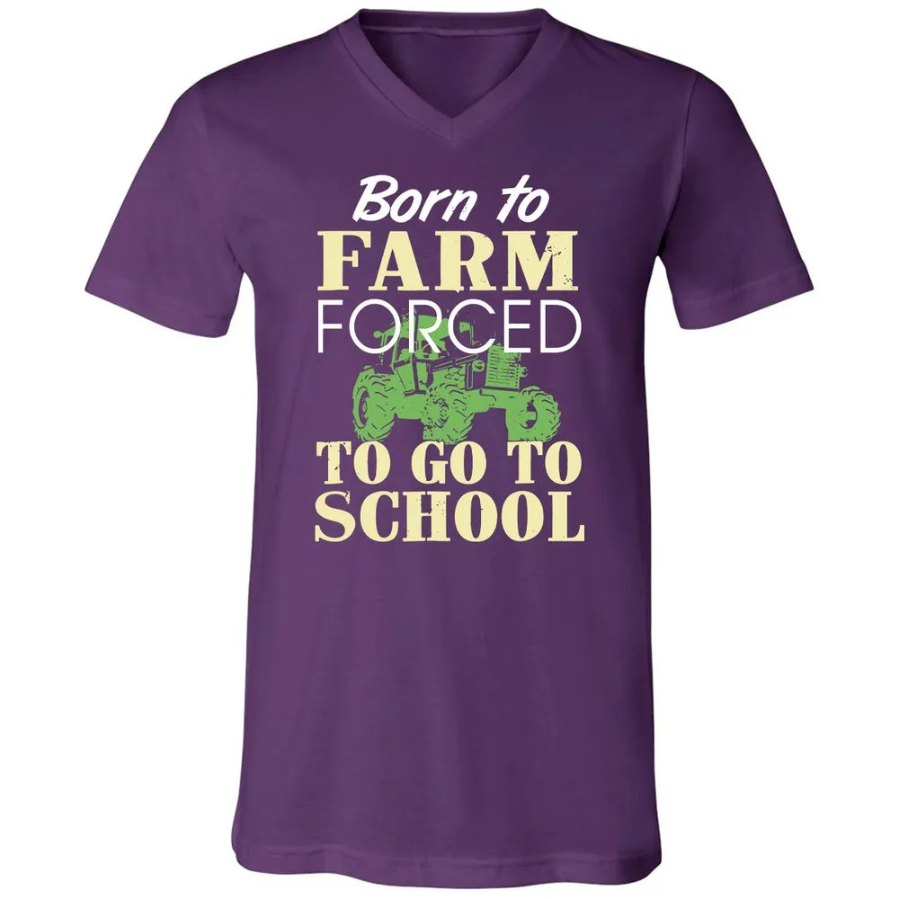 Unisex V-Neck T-Shirt - Z6YABT49 - Team Purple - 9