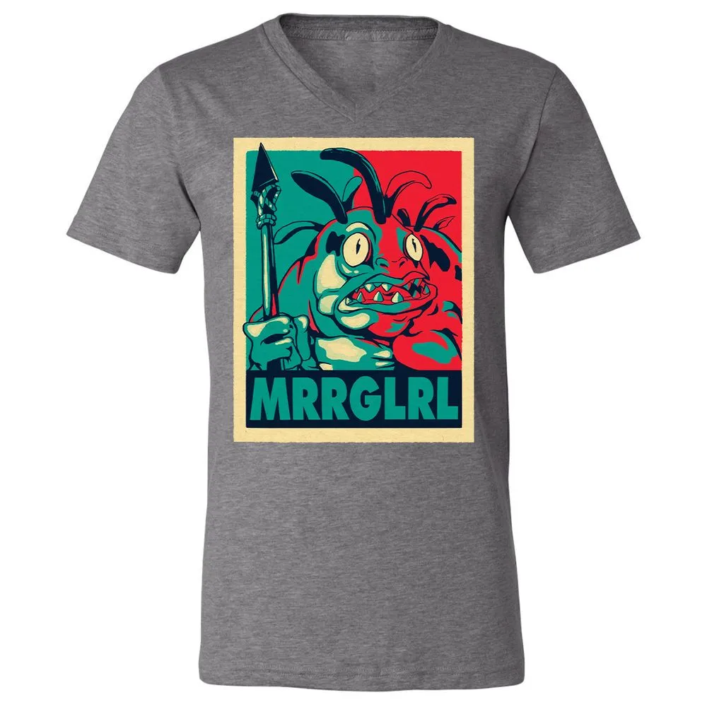 Unisex V-Neck T-Shirt - H11TVNMK - Deep Heather - 13