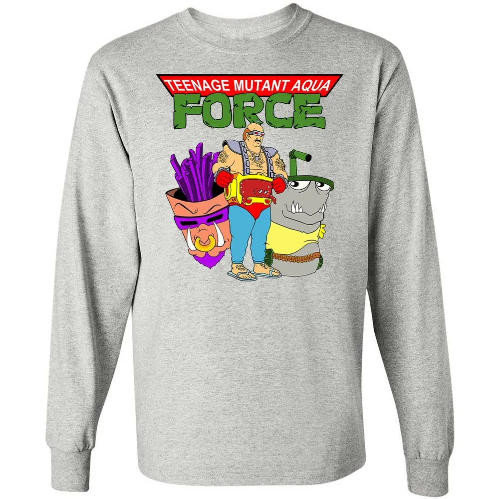 Long Sleeve T-Shirt - 8T3P1BK7 - Ash - 7
