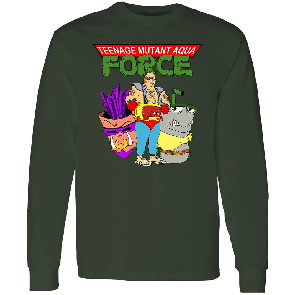 Long Sleeve T-Shirt - 8T3P1BK7 - Forest Green - 4