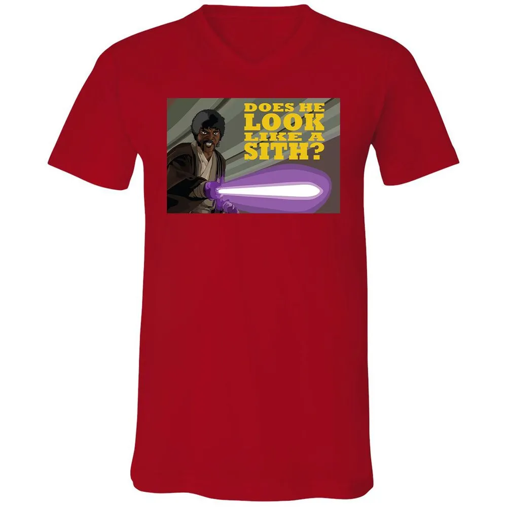 Unisex V-Neck T-Shirt - CEU62ZUE - Red - 3