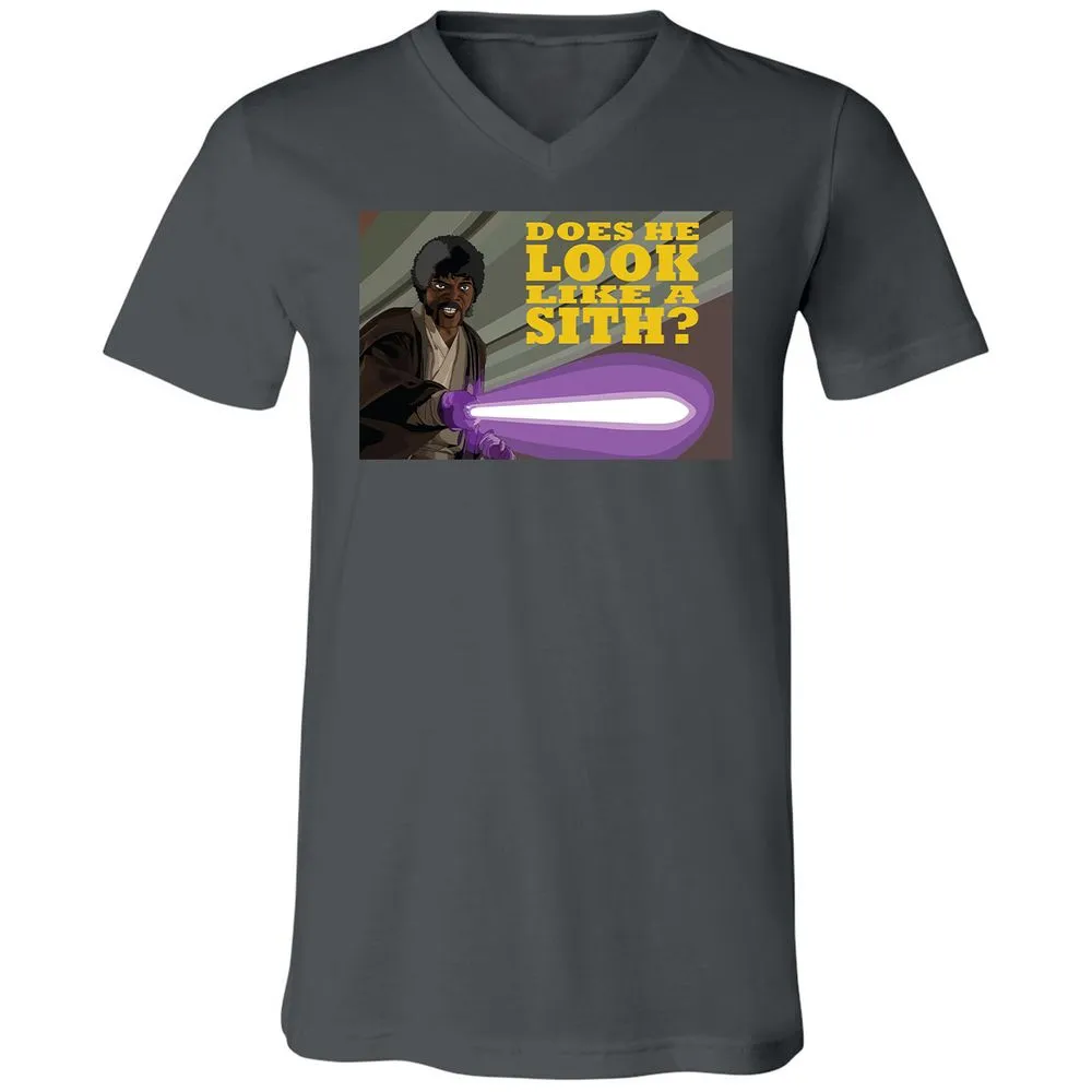 Unisex V-Neck T-Shirt - CEU62ZUE - Asphalt - 12