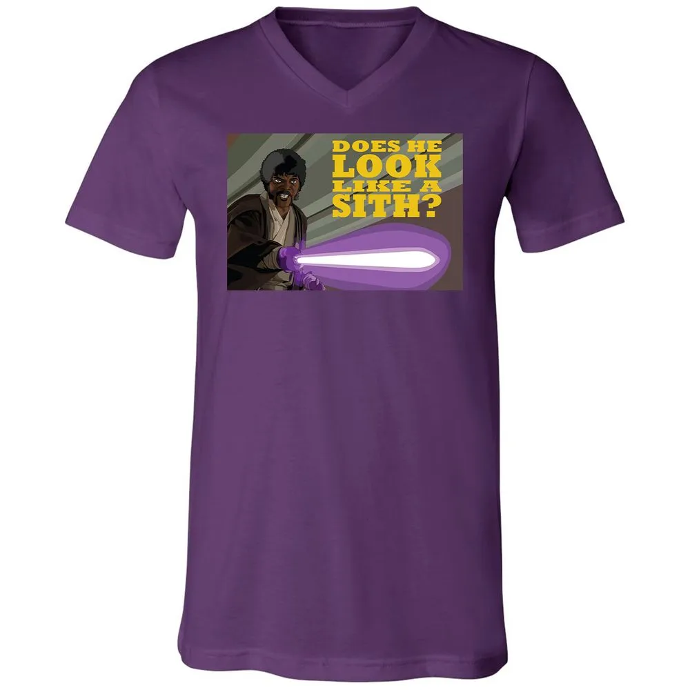 Unisex V-Neck T-Shirt - CEU62ZUE - Team Purple - 9